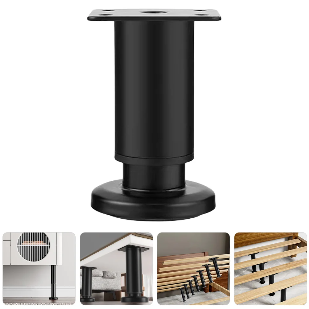

4Pcs Furniture Leg Replacement Heavy Duty Cold Rolled Steel Table Leg Support Adjustable Height Practical Durable 12-18cm