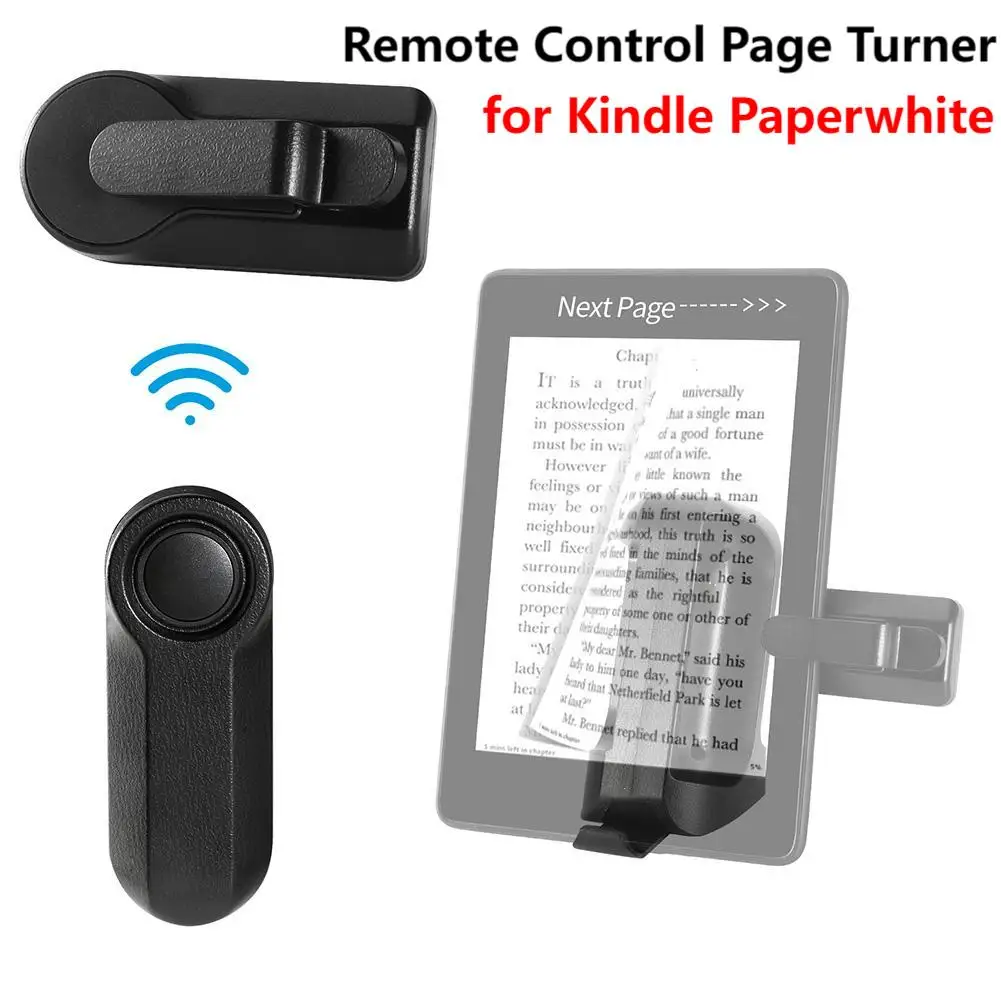 Remote Control Page Turner 2.4G RF Automatic Screen Clicker Electric Auto Page Turner for Kindle Paperwhite Oasis Kobo EReaders