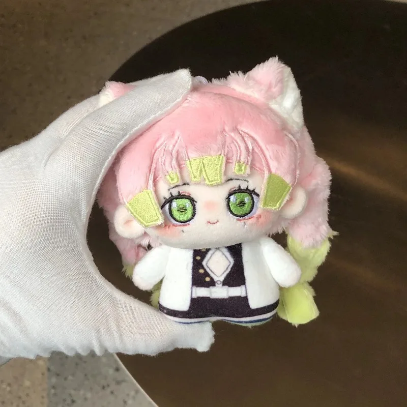 10CM New Demon Slayer Plush Toy Cartoon Animation Peripheral High-looking Creative Doll Cute Backpack Desktop Decoration Gift - view 3