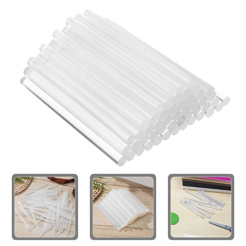 100 Pcs Hot Melt Glue Stick Large Sticks Small Giant Craft Thermoplastic Resin Adhesive Handicrafts Sealing