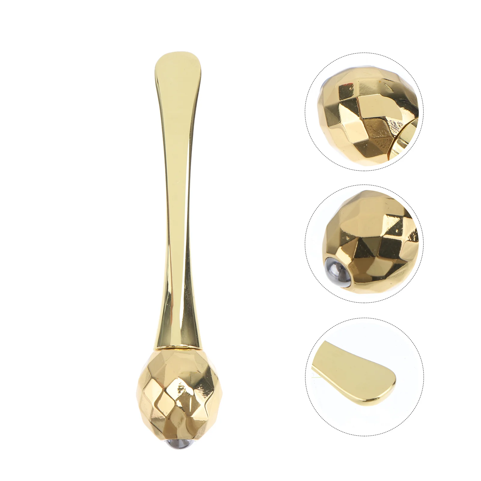 

1pc Eye Massage Stick Zinc Alloy Smooth Surface Fatigue Relief Facial Skincare Tool For Circulation Manual Eye Massager Gift