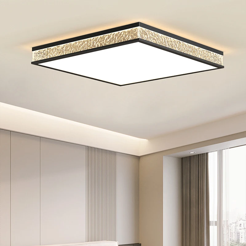 Italian Ice Crack Bedroom Ceiling Lights Luxury Crystal Led Ceiling Lamp For Study Dining Room Corridor Indoor Lighting Decor