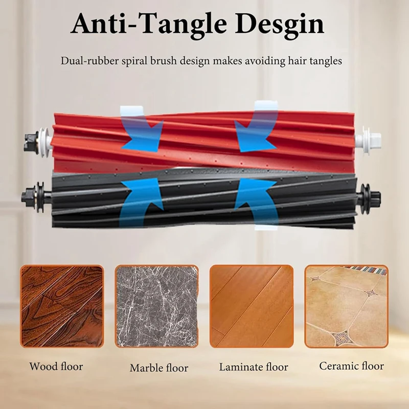 Top Sale For Roborock Qrevo Master /P10s Pro/V20 Robot Vacuum Cleaner Main Side Brush Hepa Filter Mop Cloth Dust Bags Accessorie