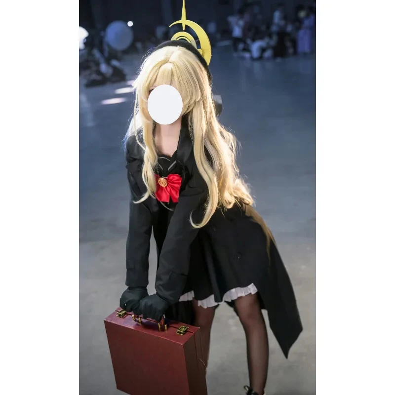 Euro 7 Cos Blue Archive Niyaniya Professor Costume Slit-Eyed Character Outfit Anime Cosplay Coat JK Sailor Uniform 【【【2 - view 4