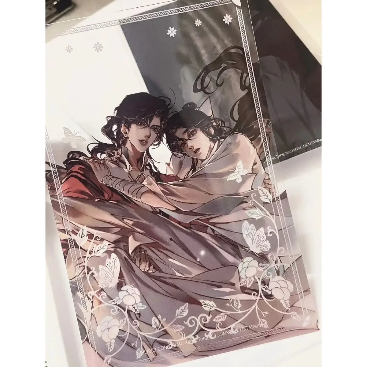 2026 Tian Guan Ci Fu Xie Lian Hua Cheng Photo Props Diy Acrylic Transparent Card Heaven Official's Blessing Collection Card
