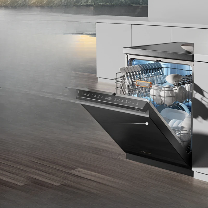 Dishwasher fully automatic household 15 sets, embedded independent disinfection, hot air drying integrated G05