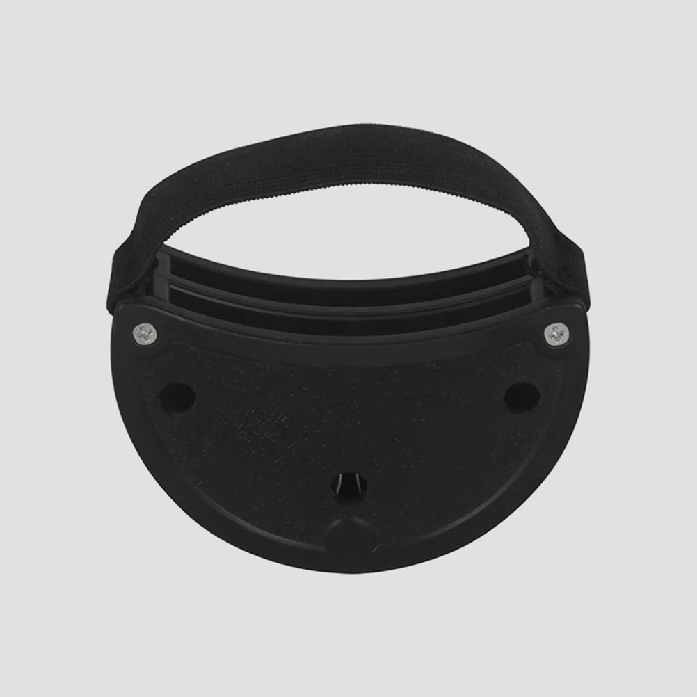 

2 Pcs Tambourines Black Double Row Rhythm Bell Musical Instrument Accompaniment Accompaniment Foot Bell Stage Performance Props