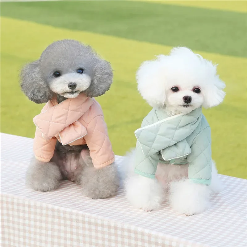 Winter Warm Dog Coat Jacket Windproof Dog Clothes for Small Dogs Padded Clothing Chihuahua Clothes Pet Supplies