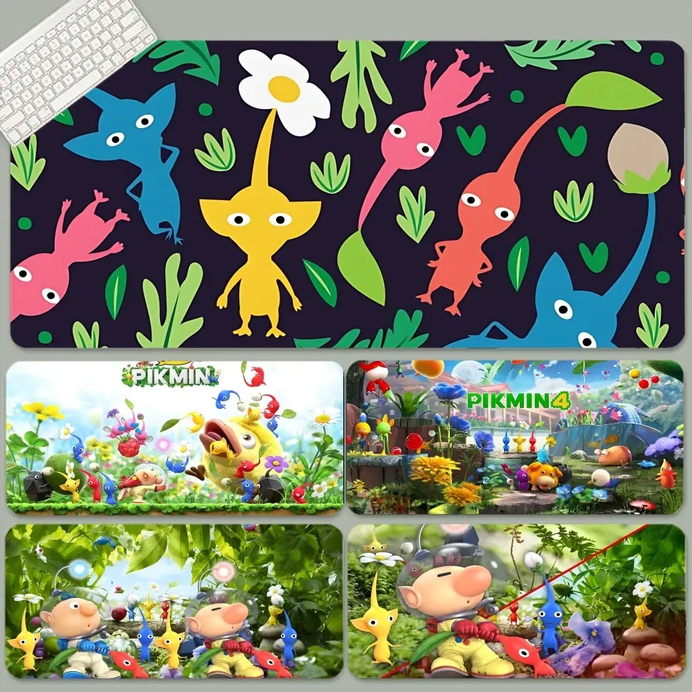 P-Pikmin Spiel Rutschfeste Lockedge Speed Version Spiel Computer Tastatur Büro Tisch Matte Gaming Mauspad Für PC Computer tisch