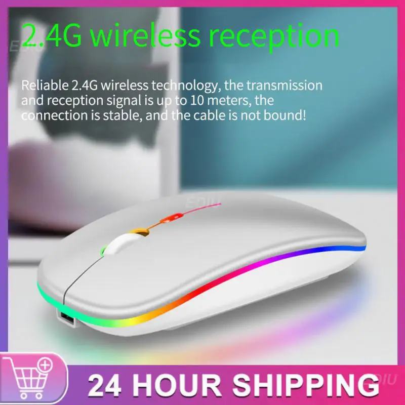 Wireless Mouse Led Backlit Portable Computer Accessories 1