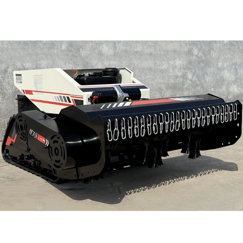 Remote control lawn mower ZY1000 crawler four-stroke lawn mower orchard embankment lawn