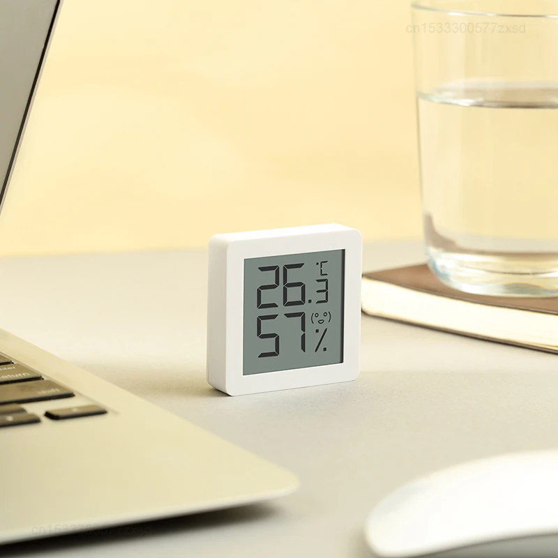 Imagem -05 - Xiaomi-termômetro Digital Elétrico Miaomiaoce Higrômetro Versão Mini Temperatura Sensor de Umidade Lcd Medidor de Umidade para Casa