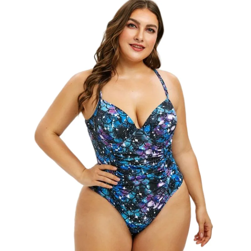 New ladies one-piece swimsuit big size woman sexy triangle bikini swimsuit