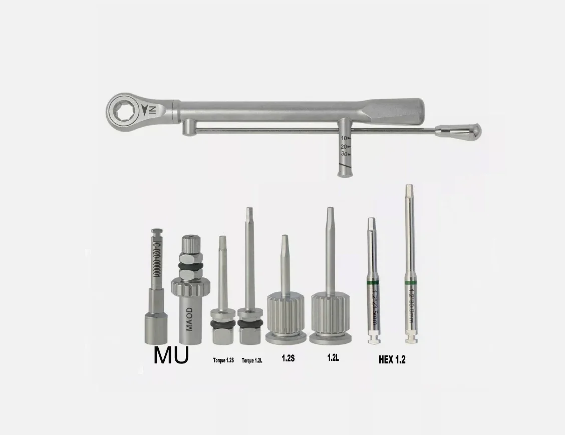 

Dental Implant Drivers Torque Wrench Osstem Hiossen 3i Square Drivers MU screw driver