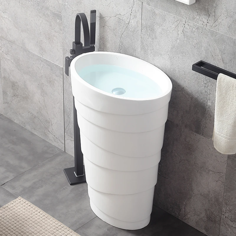 Hotel home art wash basin artificial stone Qimei stone aluminum stone