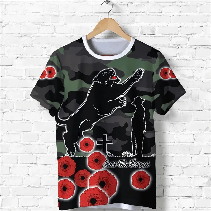 تي شيرت للرجال بطباعة ثلاثية الأبعاد في اليوم ، أنماط أرنب نيوزيلندا الجديدة في أستراليا ، تيشيرتات برسومات ، تيشيرتات زهور سماوية ، توب