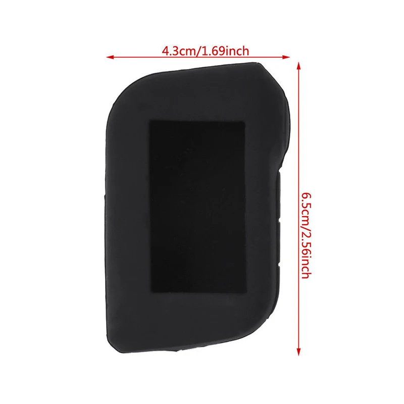 Silicone Auto Key Case for Starline A93 A63 Russian Version Two Way Car Alarm LCD Remote Controller Keychain Fob Cover