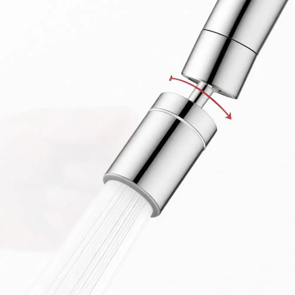 Adjustable Kitchen Faucet Extender Swivel Aerator Anti Splash Filter Nozzle Stainless Steel Water Tap Spray Head Sink Accessory