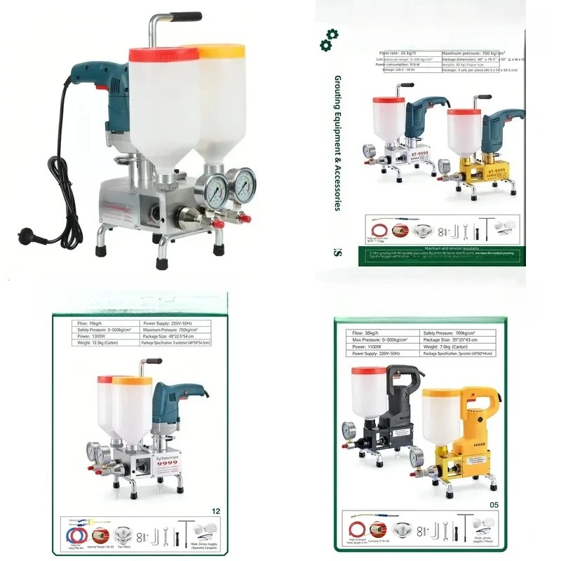 High-pressure Grouting Machines for Single-Component and Two-Component Polyurethane Materials