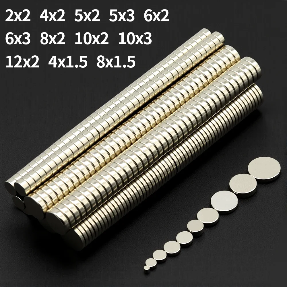 4X2 5X2 6X3 10X3MM Round Super Strong Magnet Powerful Neodymium Magnets N35 NdfeB Permanent Magnetic imanes Refrigerator Magnet