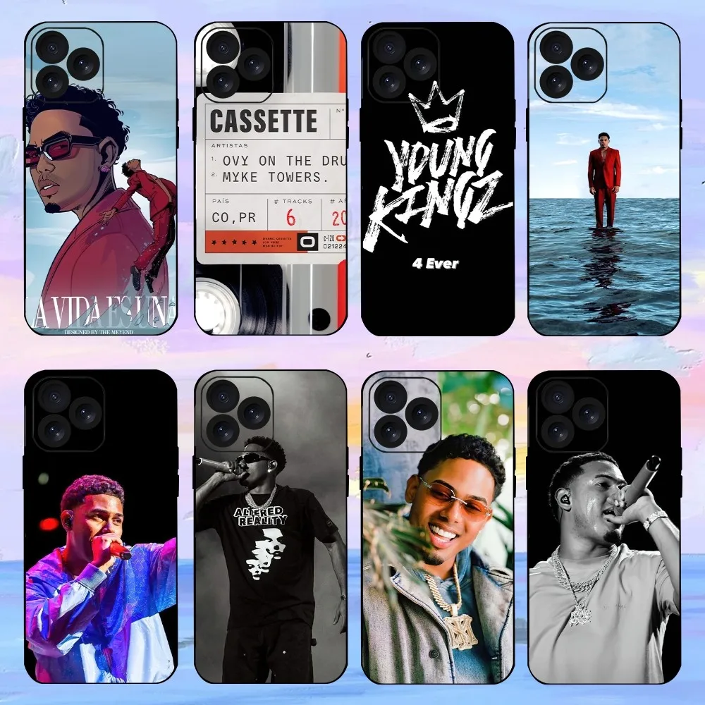 Rapper Myke Towers Phone Case For iPhone 15 14 13 12 11 8 Mini Xr Xs X Xsmax Pro Max Plus Shell