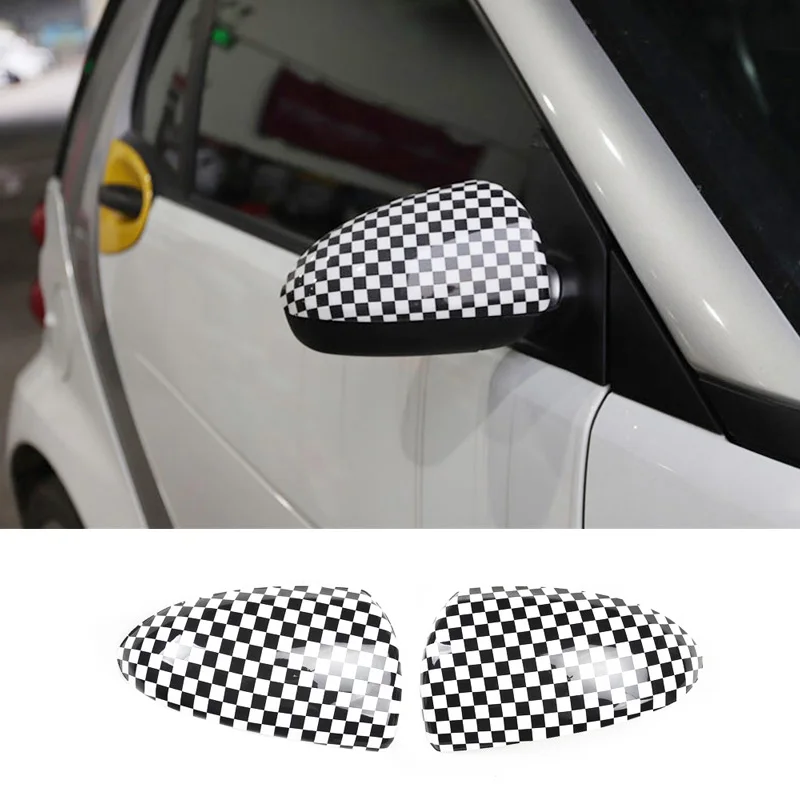 

2 шт., декоративные наклейки на зеркало заднего вида для Mercedes Smart Fortwo 451