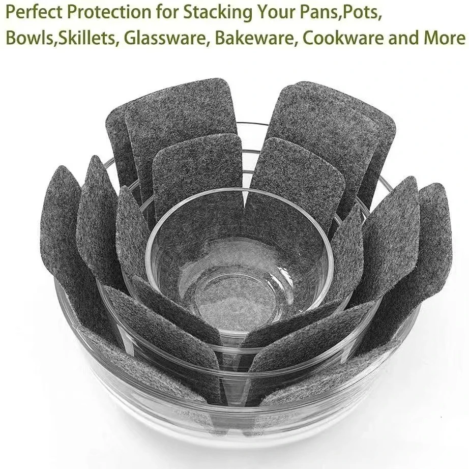 3 Size Non-woven Pot and Pan Protectors Pot Dividers Pad Pans Separator Pads for Protecting Separators Pads Cookware