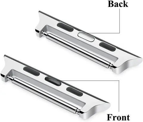 Klockarmbandskontakt för Apple Watch Ultra 2 49/45/44/42 mm 38 mm adapter för iWatch Ultra-serien 10 9 8 7 6 5 22/20 mm breda remmar 8 best sales Apple Watch-armbandskontakt - №2