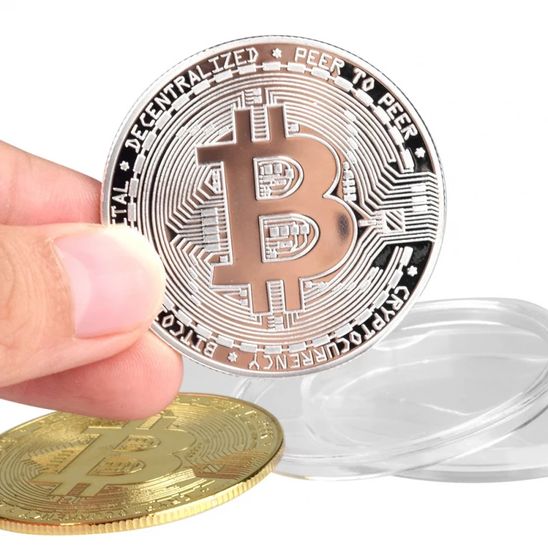 1/3pcs Coin Bitcoin Virtual Coin Bitcoin Foreign Coin Federation Insurance Event Gift Commemoration
