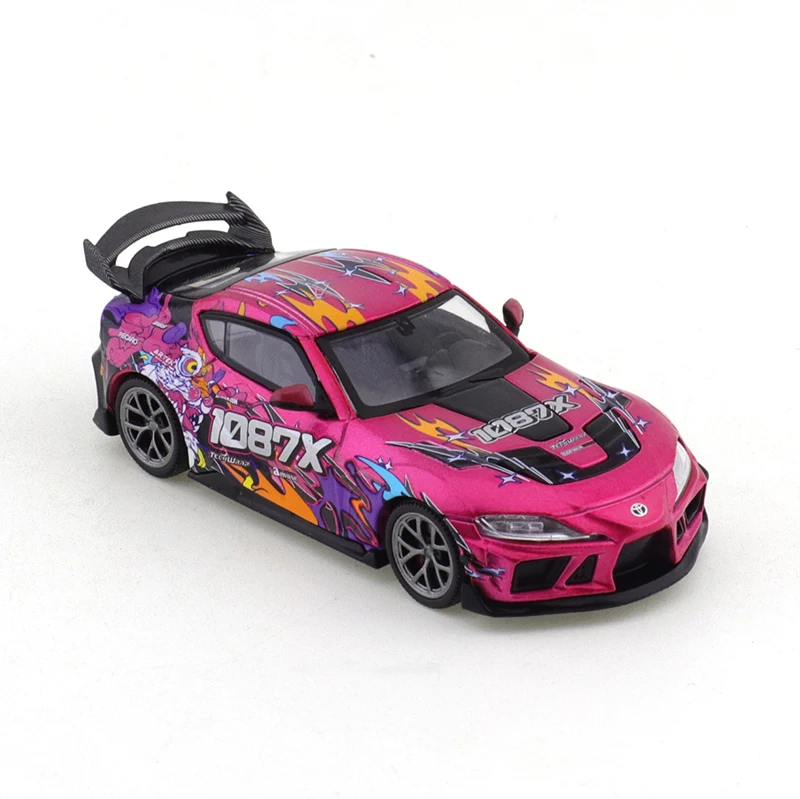 XCARTOYS 1/64 X37-GTSHOW2025 DarwinPRO 66G WBK Supra A90 سيارة سبيكة موتور سيارة دييكاست نموذج معدني لعب الاطفال للبنين
