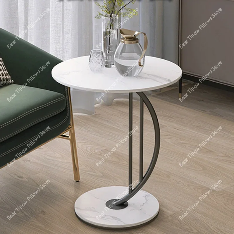 Premium Luxury Marble Coffee Tables Book Round Service Tea Coffee Table Console Hall Design Corner Stolik Kawowy Home Furniture