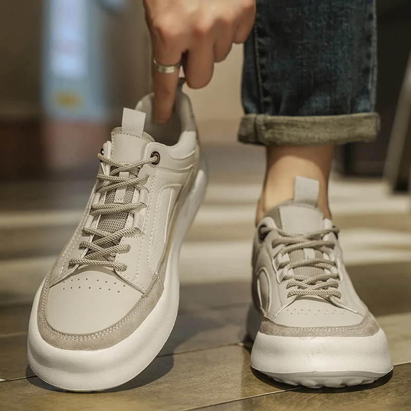 

New Autumn Men's Outdoor Shoes with Wide Toe and Large Size Trendy and High-quality Niche Design Formal Shoes Business Men Shoes