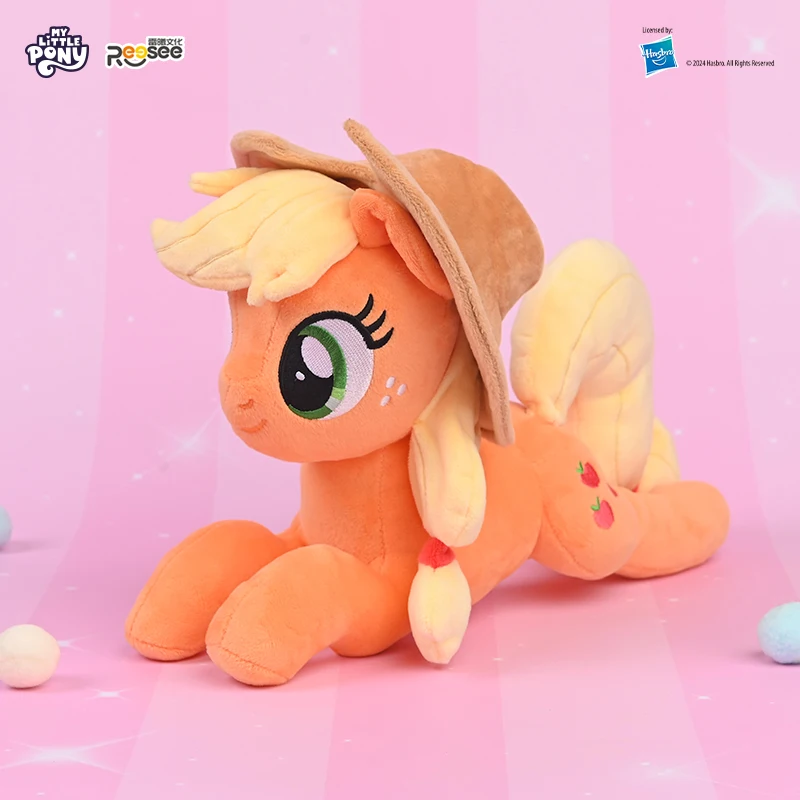 

My Little Pony Applejack Lying Plush, MLP Stuffed Pony Doll, Cute Cartoon Collectible