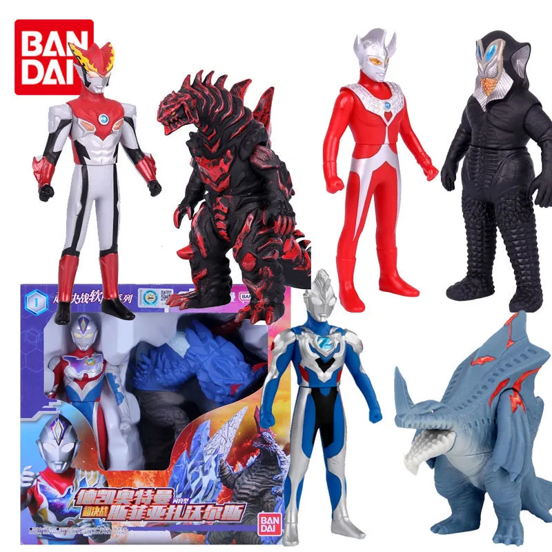 Bandai Original Ultraman Decker Trigger Zero Super Decisive Series Anime Action Figures Toys for Boys Girls Kids Gift