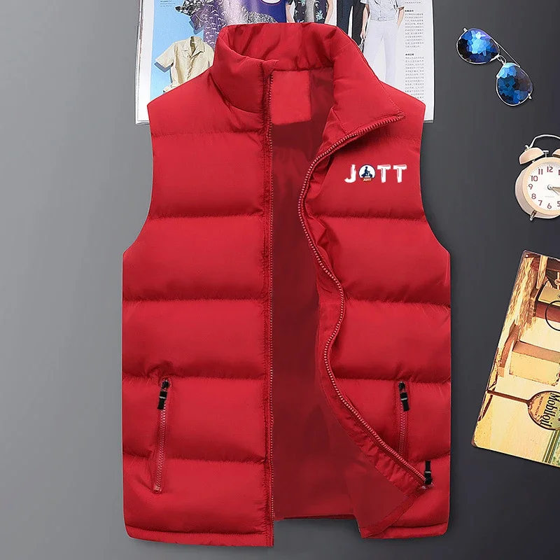 Men New Down Vest Autumn and Winter Sportswear Coat Men\'s Warm Windproof Sleeveless Puffer Vests Jacket Brand Clothing Waistcoat