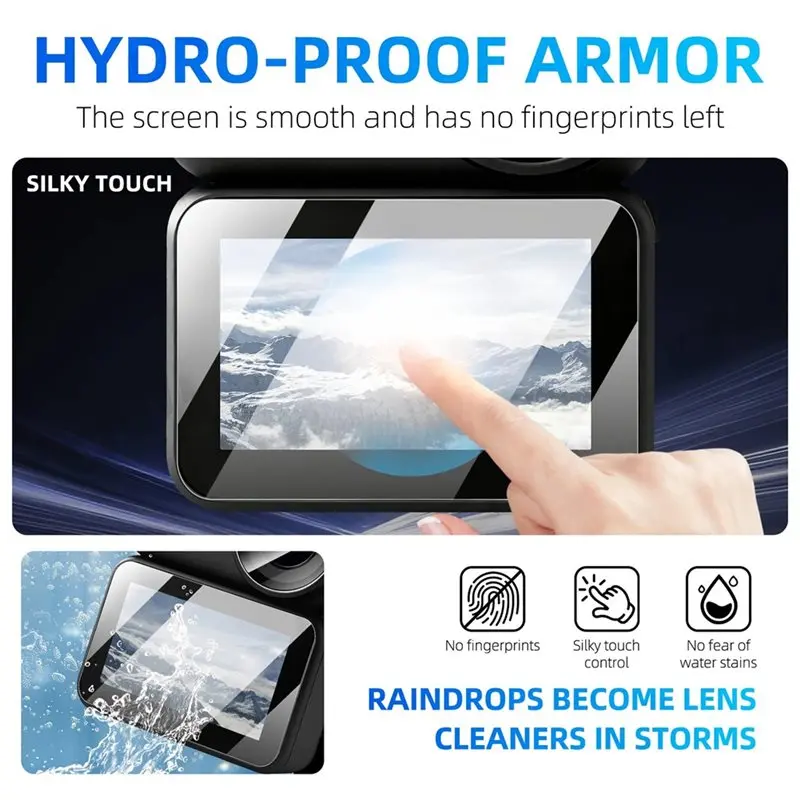 A29F-Für DJI Osmo Nano Kamera 3PCS Screen Protector + Objektiv Film Anti-Scratch Zubehör Set