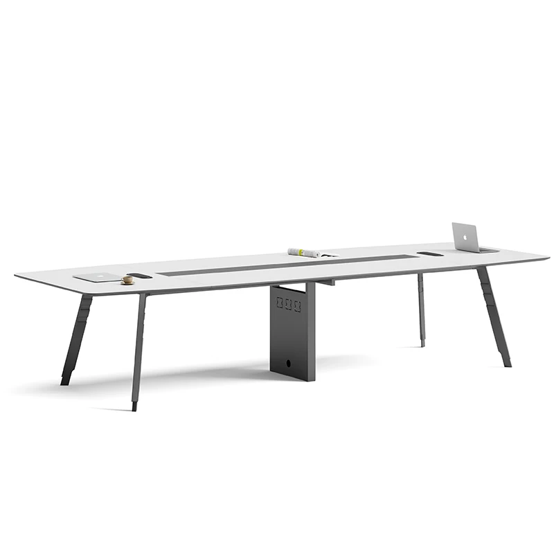 회의실을 위한 현대 다 사람 회의장 나무로 되는 사무실 책상 큰 회의 테이블