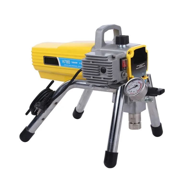 H780 Automatic High Pressure Airless Painting Machine Electric Paint Sprayer With Brushless Motor And Spray Gun For Construction