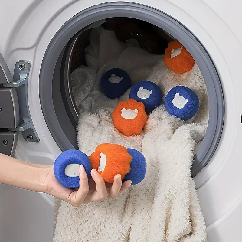 Sponges Hair Remover Used Washing Machine Dryer Ball Reuse Reduce Wrinkles Save Free Drying Time Pet Clothing Cat Hair Remover