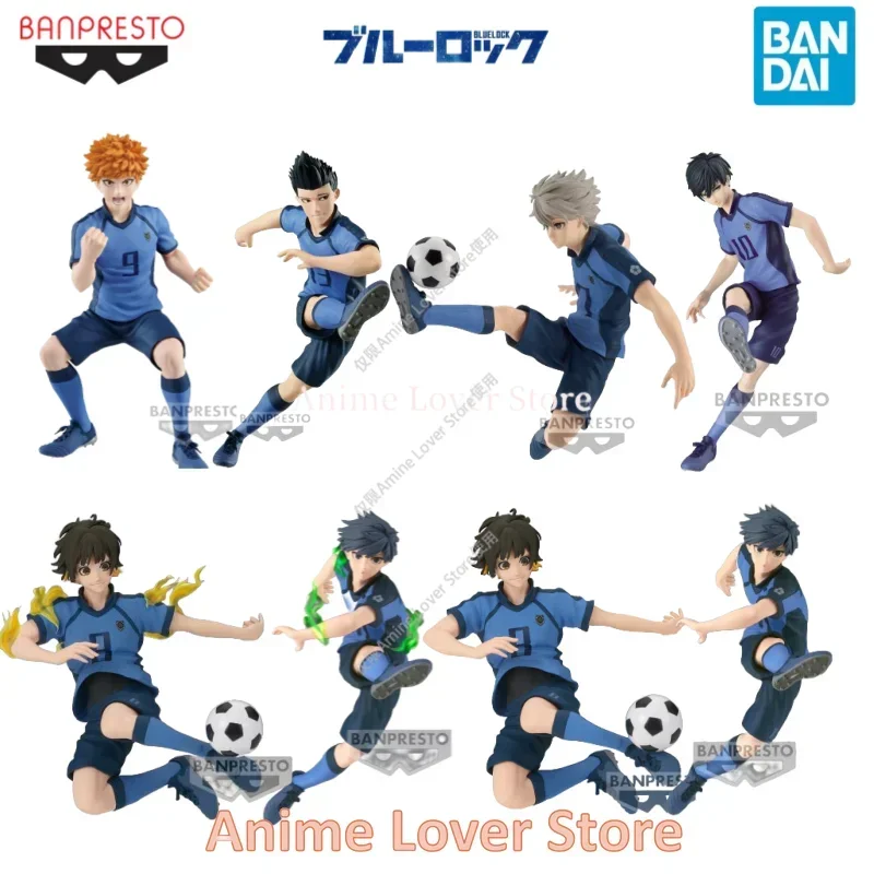 In Stock Original Bandai Banpresto BLUE LOCK Bachira Meguru Isagi Yoichi Nagi Seishiro Rensuke Kunigami  Anime Figures Toys