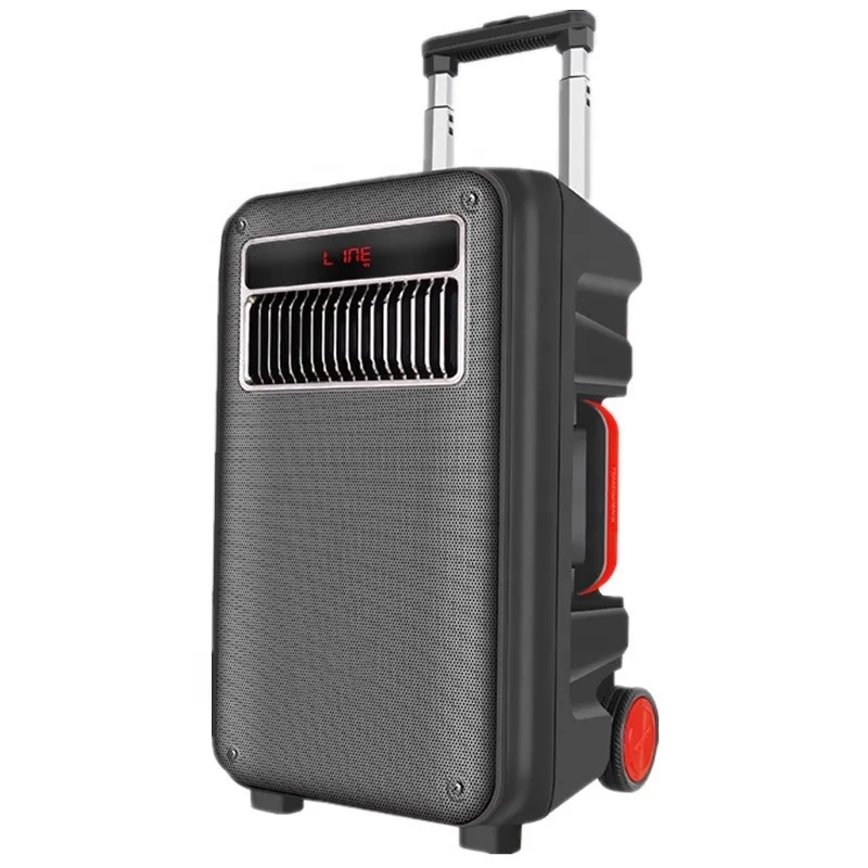 

New Arrival Portable Blue-tooth Rechargeable Powered Mobile Speaker Powerful Active Trolley Outdoor Speaker