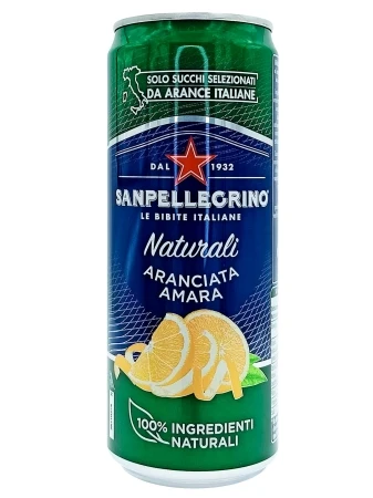 Kohlensäure haltiges Getränk Aranciata Amara 330ml - San Pellegrino