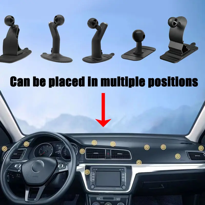 Self Adhesive Car Mount Base Adhesive Bracket Base for Center Console Dashboard Specific Navigation Phone Holder Accessories - 6