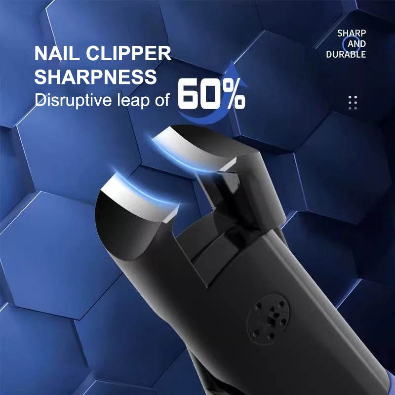 Großer Nagelknipser mit breiter Öffnung für dicke, harte Nägel, schräg/flach, aus Edelstahl, Maniküre-Werkzeug, Zehennageltrimmer, Anti-Spritz-Funktion