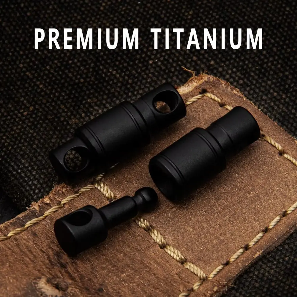 

Double Ring Titanium Alloy Keychain Rotary Mechanism Detachable Design Mini Rotary Buckle Mini Quick Release Keychain Daily Carr