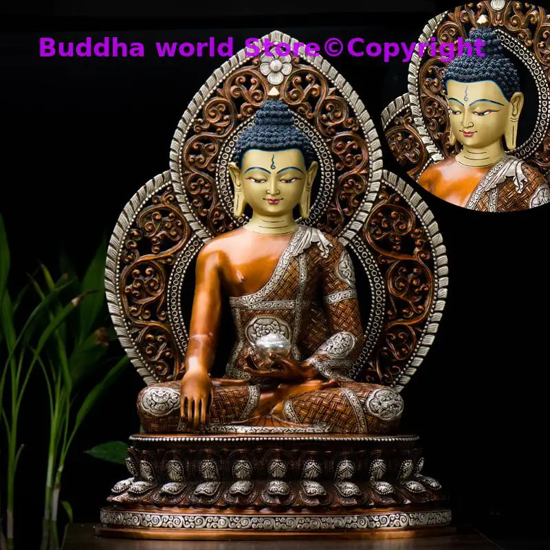 2025  America High grade quality Sakyamuni Amitabha Buddha God statue HOME Patron saint bless safe good LUCK protection large