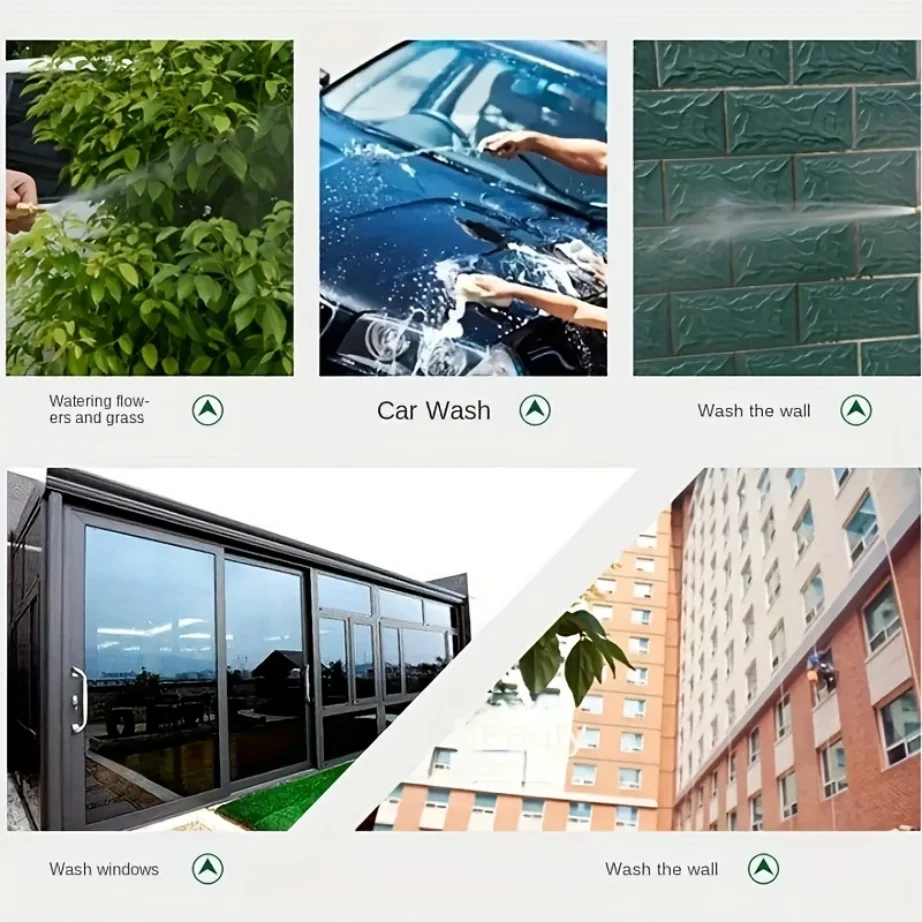 ارتفاع ضغط الرش المباشر الرش متعدد الوظائف رذاذ الماء فوهة توفير العمالة لتنظيف السيارة زهرة العشب سقي