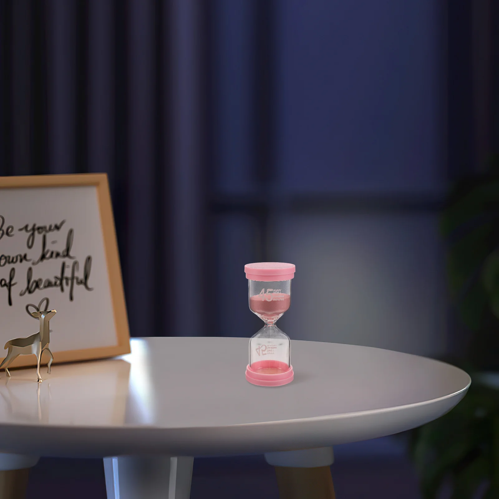 

Waterproof 45 Minute Bath Hourglass Timer with Anti-Slip Base for Sauna Spa Shower Steam Room Bathroom Timing Accessory