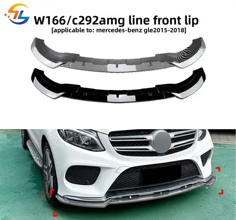 Pour mercedes-benz Gle classe W166 coupé C292 2015-2018 lèvre avant pelle avant Surround becquet Modification