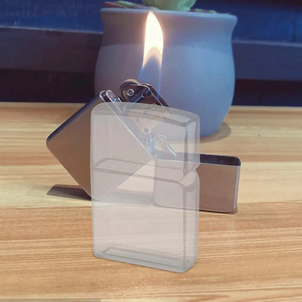 4pcs Lighter Sleeves Plastic Protective Covers for Cigarette Lighters